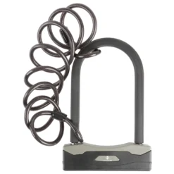 M-Wave Bügelschloss Mit Spiralgabel B & S - Antivol Vélo -Promos Cyclarius Magasin m wave buegelschloss mit spiralgabel b s antivol velo detail 3