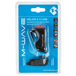 M-Wave Helios K 1.1 USB Rücklicht - Feu Arrière -Promos Cyclarius Magasin m wave helios k 11 usb ruecklicht feu arriere