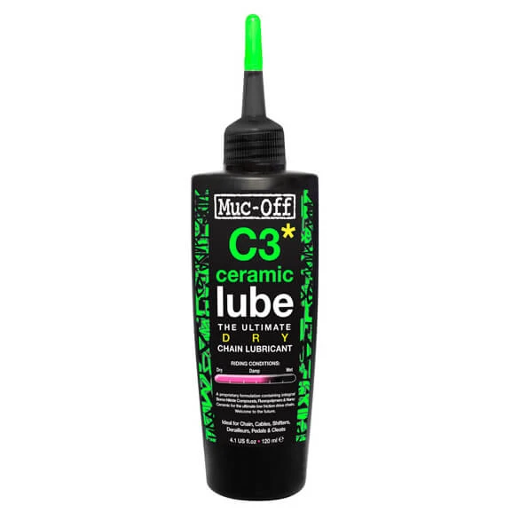 Muc-Off C3 Dry Ceramic Lube - Huile Pour Chaîne 3 Muc-Off C3 Dry Ceramic Lube - Huile Pour Chaîne