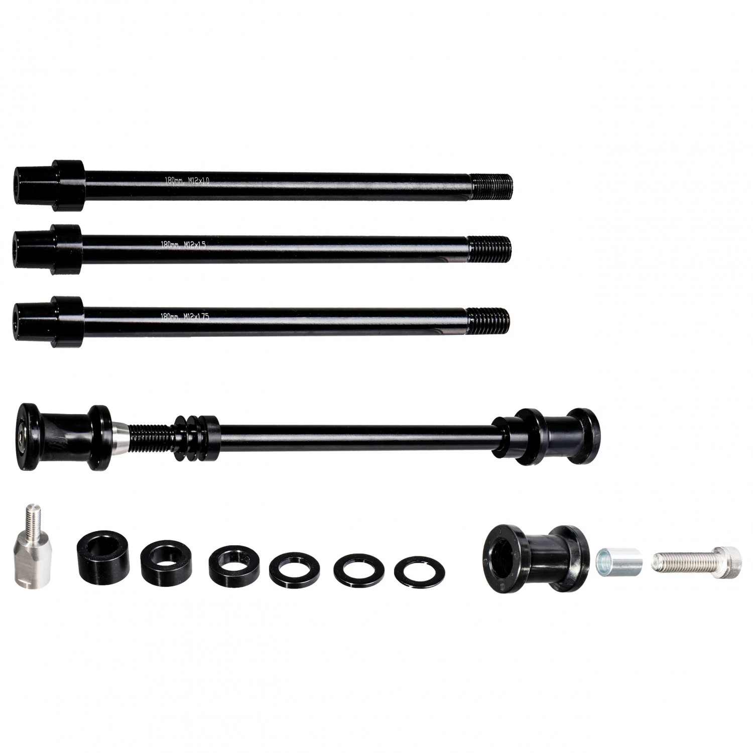 Topeak Journey Trailer Thru-Axle Kit M12 X 1.0 2 Topeak Journey Trailer Thru-Axle Kit M12 X 1.0